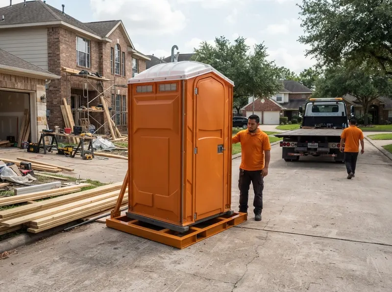 High-Rise and Crane-Lift Restrooms in Houston, TX