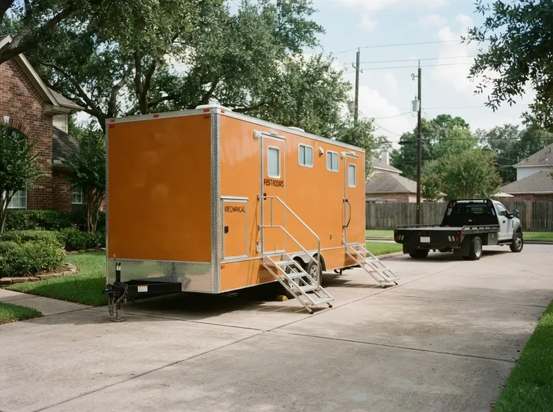 Luxury Multi-Stall Restroom Trailers in Houston, TX